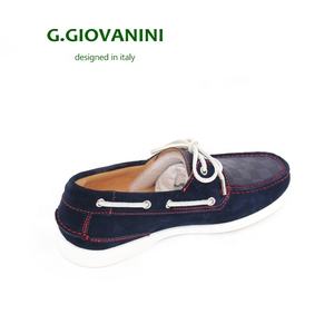 Zapatos de conducción de cuero para hombre planos de corte bajo, mocasín de color rojo marino, mocasines de hombre, zapatos náuticos Coreanos - Product Image 5