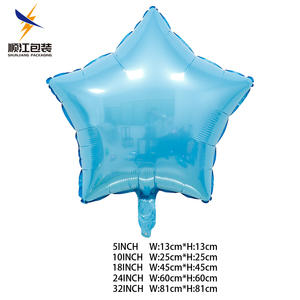 18インチ星型アルミフィルム箔バルーンインフレータブルヘリウムバルーン様々な色結婚式誕生日パーティー装飾 - Product Image 6