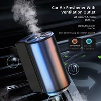 Diffuseur d'aromathérapie intelligent en alliage d'aluminium Mengxiang pour voiture, fonctions anti-moustiques et désodorisantes - Parfum pour grille d'aération de voiture