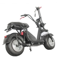 Scooter électrique Citycoco à pneus larges de 10 pouces, best-seller au Brésil, 1000W, mini scooter électrique haute vitesse, empattement de 127 cm, charge maximale de 200 kg