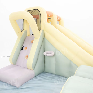 Tobogán de agua inflable de verano refrescante, casa de rebote con tobogán de agua para niños, castillo inflable - Product Image 2