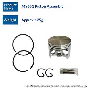 Ensemble cylindre pour tronçonneuse Stihl MS651/MS651C, accessoires, fabriqué en Chine, toutes pièces disponibles - Product Image 5