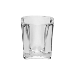 Gelas Tumbler Pernikahan Emas 20ml Custom, Gelas <span class=keywords><strong>Shot</strong></span> Transparan Personal dengan Logo Unik Desain Klasik Frosted untuk Whiskey - Product Image 4