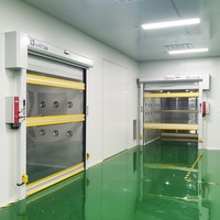 Porte d'usine industrielle à haute vitesse, technologie innovante, méthode d'ouverture par communication à distance, personnalisée pour les usines professionnelles