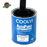 Peinture automobile noire 1K haute brillance - Revêtement de finition VOC OK pour la réparation de la carrosserie automobile