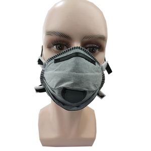EN149 <span class=keywords><strong>FFP3</strong></span> <span class=keywords><strong>Respirator</strong></span> karbon aktif tidak ditenun klip hidung dapat disesuaikan masker debu <span class=keywords><strong>FFP3</strong></span> - Product Image 2