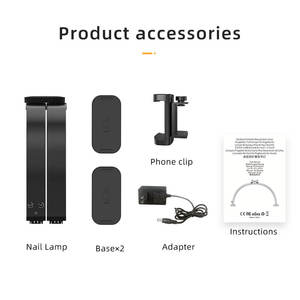 Lampada LED a Mezzaluna a Forma di U Regolabile con Modalità Colore e Luminosità, con Clip per Telefono, per Salone di Manicure e Tatuaggi - Product Image 5