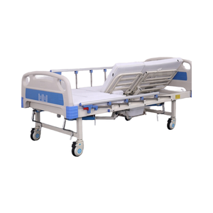 अस्पताल फर्नीचर मैनुअल क्रैंक समायोज्य बहु कार्यात्मक अस्पताल रोगी बिस्तर - Product Image 3