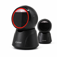 Lecteur de codes-barres de bureau YCP-55 1D 2D, lecteur de codes QR mains libres, scanner USB filaire pour supermarché, scanner de présentation A4, POS, vente au détail, mobile