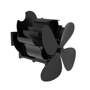 พัดลมเตาผิงแม่เหล็ก ไม่ต้องใช้ไฟฟ้า สำหรับเตาผิงไม้ เตาถ่าน ท่อเตา พร้อมแม่เหล็ก 2 อัน และวงแหวนอะไหล่ 1 อัน - Product Image 5