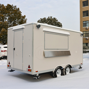 Trattore Alimentare Mobile Personalizzato dalla Fabbrica Honlu, Rimorchio per Fast Food, Rimorchio per Gelati, Food Truck con Cucina Completa - Product Image 1