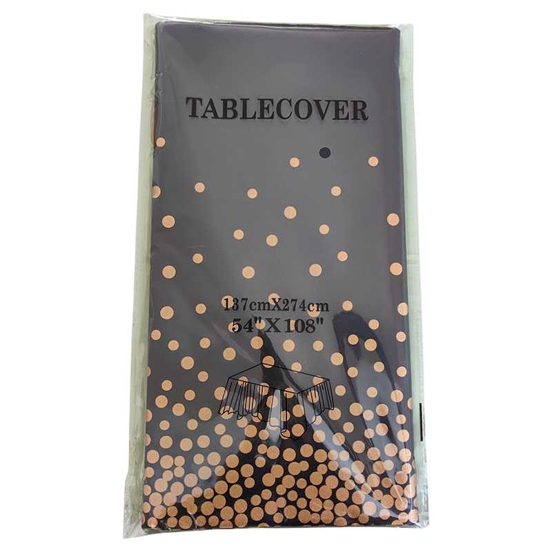 black+Rose Gold Dot