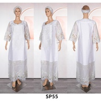 H & D Vêtements africains pour robe grande taille Robe riche en bazin