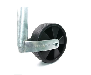 Nueva <span class=keywords><strong>Rueda</strong></span> de 35 mm con <span class=keywords><strong>Rueda</strong></span> de Goma de 6'' y Llanta Metálica, Capacidad de 300 LBS, Marca NBjingyi 1BJY-ETJ-007 - Product Image 2