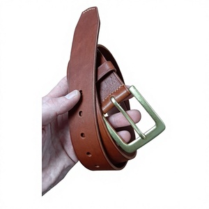 Ceintures en cuir véritable durable, style vintage, étanches, écologiques, de qualité supérieure, avec boucle en acier, en promotion, Uttar Pradesh - Product Image 1