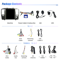 Autoradio Mekede série TS, système Android, écran tactile IPS, pour Nissan Tiida 2004-2013, lecteur DVD de voiture avec Bluetooth et GPS