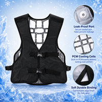 Chaleco Refrigerante Ligero y Reutilizable Personalizado, Chaqueta Refrigerante para Construcción, Almacenes, Exteriores, Alivio del Calor de Verano
