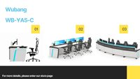 Projet Fabrication sur mesure Bureau de console d'opérateur Fournir une solution personnalisée Mobilier de salle de contrôle/console