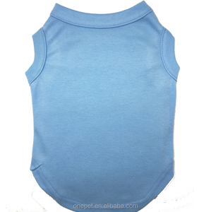 เสื้อยืดผ้าฝ้ายสำหรับสุนัขขายส่ง สำหรับฤดูร้อน ระบายอากาศได้ดี สีพื้น ไซส์ XXL ผลิตจากผ้าโพลีเอสเตอร์ สำหรับสัตว์เลี้ยง - Product Image 5