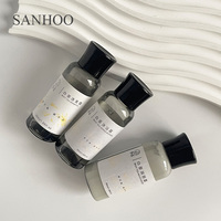 SANHOO Shampoing et revitalisant jetables en gros pour hôtel, mini shampoing et revitalisant pour salle de bain, ensemble d'articles de toilette d'hôtel de luxe