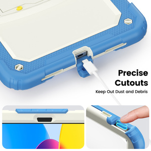 Étui de protection pliable OEM/ODM à prix abordable avec béquille et bandoulière pour <span class=keywords><strong>iPad</strong></span> <span class=keywords><strong>Air</strong></span> 4/5e génération 10,9 pouces 2019/2021 - Product Image 3