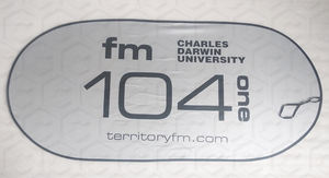 Magican — protecteur de voiture ovale pliable en polyester, avec revêtement en argent, 190T, de forme ovale et impression de peau de soie - Product Image 3