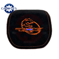 Volant en cuir suédé personnalisé pour Dodge Ram 2019- avec embout de klaxon chromé 1EF19DX9AJ 6BK151C1AF 6SA242X7AA Garniture SRT