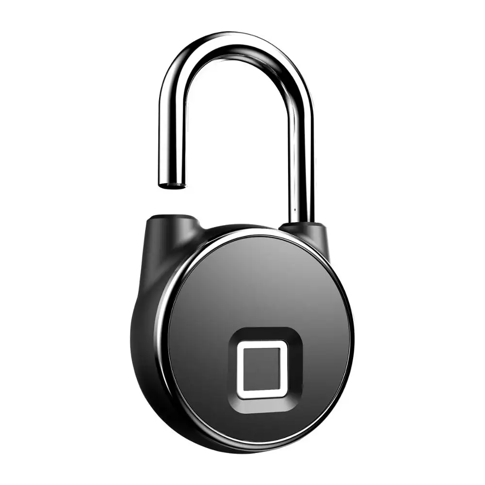 RSH USB Rechargeable Smart Lock Keyless Fingerprint Lock IP65 Waterproof Anti-Theft Security Padlock Door Luggage Case Lock
