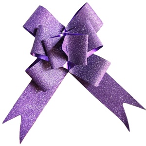 Gradient lung linh kim loại long lanh Quà tặng Cung bướm kéo cung cho kỷ niệm giỏ quà tặng gói trang trí hiển thị sự kiện - Product Image 2