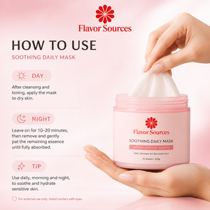 Maschera Viso Idratante Quotidiana Lenitiva con Centella Asiatica e Acido Ialuronico, Calmante Istantaneo, Fragranza di Rosa - Product Image 3