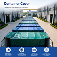Bâche de toit toutes saisons pour conteneur 20FT/40FT, auvent de conteneur maritime, bâche de chargement à dessus ouvert, couverture de conteneur résistante aux intempéries