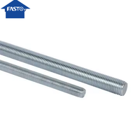 Wholesale Threaded Rod Grade 4.8 M6 M8 M10 M20 M24 Carbon Steel Zinc Plated Full Thread Stud Bolt DIN975 Threaded Rod