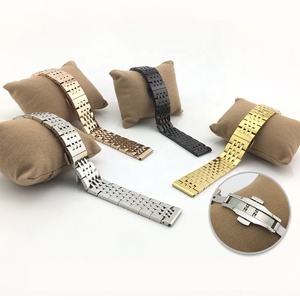 Bracelets de montre Jettda en acier inoxydable, extrémités courbées, 20 mm, 22 mm, <span class=keywords><strong>bracelet</strong></span> universel, accessoires pour poignet - Product Image 5