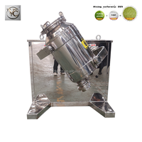 Mélangeur de poudre automatique 3D à double cône FKJX avec moteur à déflecteur pour le traitement des produits chimiques et des plastiques FKTD10L