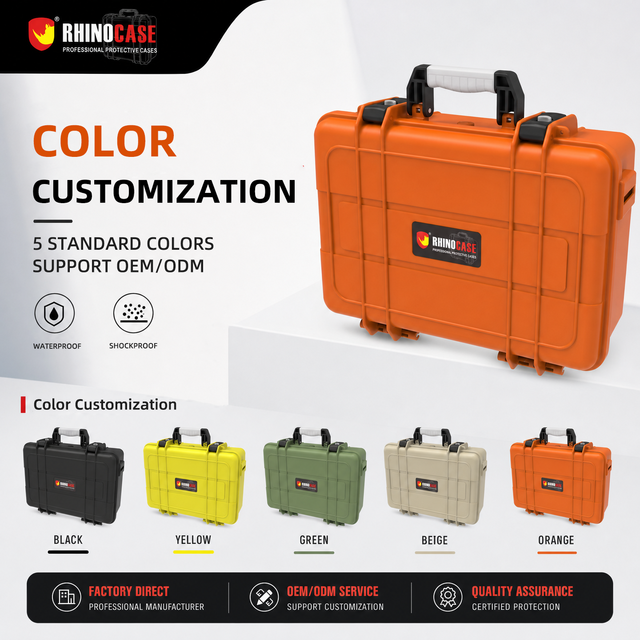 Heavy-Duty Shock ABS PP Storage Carrying Sponge Portable Ip67 Waterproof Box Customize Foam Hard Plastic Tool Case