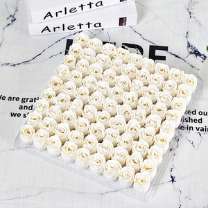 Commercio all'ingrosso di fiori artificiali 81 pezzi di sapone rose di san valentino giorno - Product Image 4