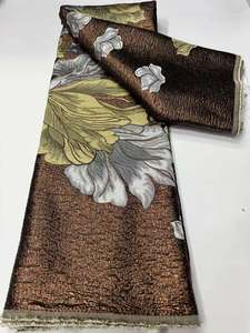 Nouveauté <span class=keywords><strong>Prix</strong></span> Usine Tissu Africain <span class=keywords><strong>Brocart</strong></span> Coloré Dentelle Jacquard Damassé Robe <span class=keywords><strong>de</strong></span> Mariée Tissus Dentelle YZL192 - Product Image 1