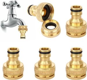1/2 3/4 Brass vườn vòi nước kết nối nhanh chóng vòi Adapter vườn Hose phụ kiện cho vòi - Product Image 2