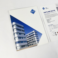 Enveloppe pochette triangulaire personnalisée découpée à l'emporte-pièce avec fente pour carte de visite pour le marketing d'entreprise et les expositions