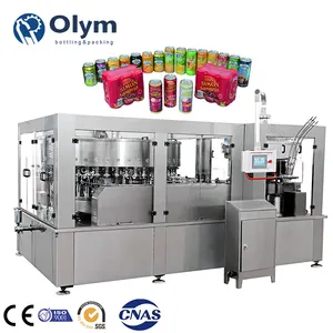 Soda Water gas can filling machine production line /can filling and seaming machine/maquina de llenado y sellado para cerveza