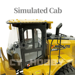 HUINA <span class=keywords><strong>K966</strong></span> <span class=keywords><strong>KABOLITE</strong></span> <span class=keywords><strong>K966</strong></span> 1/16 Modèle de chargeuse sur pneus hydraulique entièrement métallique RC avec moteur sans balais - Product Image 3