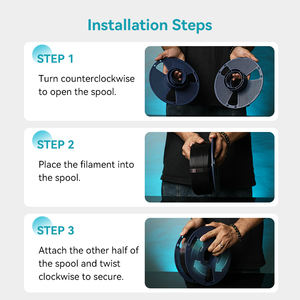 Filament de recharge <span class=keywords><strong>SUNLU</strong></span> PLA sans bobine 1,75 mm 1 kg, multicolore, enroulé soigneusement, facile à installer, filament d'imprimante 3D - Product Image 3