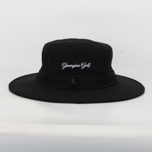 Gorro de Pescador Unisex de Poliéster de Alta Calidad con Certificación BSCI, Ala Ancha, Logotipo Personalizado Cortado con Láser, Bordado, Impermeable, Deportivo - Product Image 5