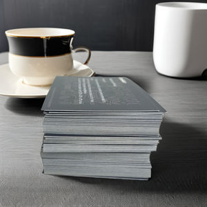 Роскошные Пользовательские бумажные визитные карточки, толстая, Высококачественная цветная печать и печать логотипов - Product Image 3