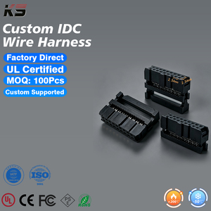 <span class=keywords><strong>สาย</strong></span>ริบบิ้นแบน IDC 18 พิน 2.54 มม. 28 AWG พร้อมหัวต่อ IDC 2.54 มม. - Product Image 1