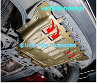 Pièces détachées automobiles 3D Protection de carter de moteur Couvercle de protection du châssis Plaque de protection en aluminium pour DFSK Glory IX7 Fengon 7 2020-2021