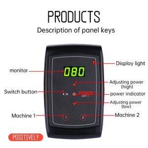 Machine de tatouage de <span class=keywords><strong>sourcil</strong></span> de maquillage permanent professionnel Dermograph panneau de commande numérique stylo de tatouage moteur suisse pistolet de tatouage PMU outil - Product Image 4