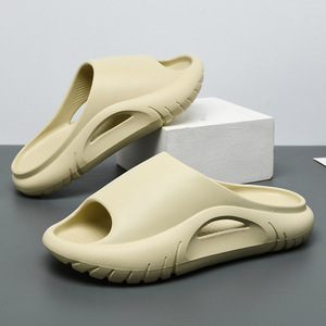 Men's Summer One-Flip Flip-Flops Soft Sole Outdoor Beach Shoes White EVA Open Toe <b>Slippers</b> QL301 - Product Image 2