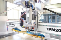 Machine de routeur CNC de changeur d'outils automatique de nidification pour armoire personnalisée faisant le centre de nidification avec la banque de forage