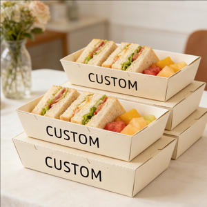 Envase de Comida Desechable de 250 ml para Comida Rápida, Caja de Papel para Llevar, Cartón para Sushi y Sándwiches, Precio de Fábrica, Ecológico - Product Image 6